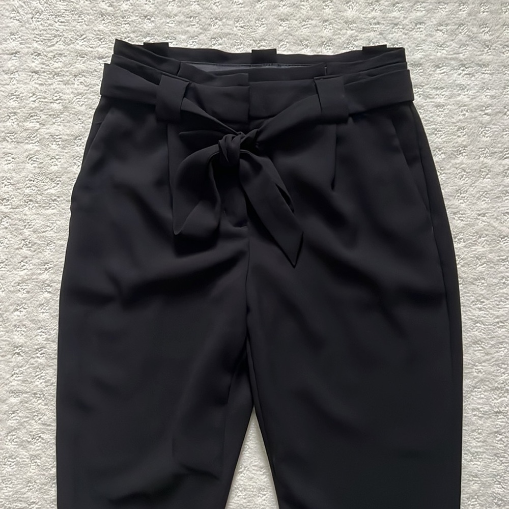 Express high waisted paperbag pants